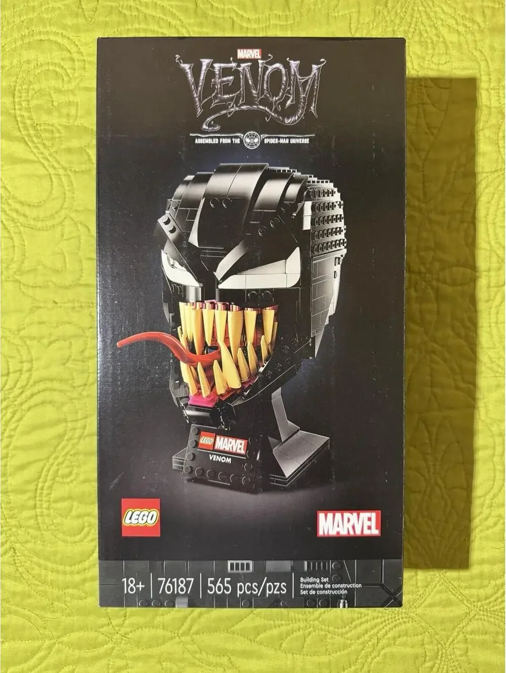 LEGO 76187 Marvel Venom Head Bust BRAND NEW SEALED RETIRED Box Perfect